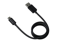 Motorola - Charge/Sync cable - USB A to USB C 1m black