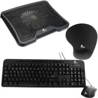 Kit Xtech teclado mouse alambrico+ base Nbk+mouse pad
