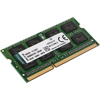 KVR  8GB 1600MHz DDR3L SODIMM 1.35V Memory Ram