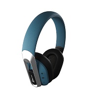 KX Hdpn Wls-BT KWH-750BL On-ear 40Hrs Blue W/Hard Case