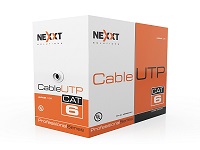 Nexxt Enterprise Cat6 U/UTP Cable 4P 23AWG CM 305m RD