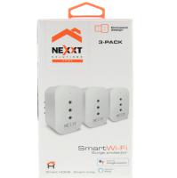 Nexxt Home Pack de 3 Enchufes Inteligentes Wi-Fi 1250W max 