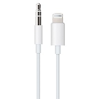 Apple Lightning to 3.5mm Audio Cable - Audio cable - Lightning male to 4-pole mini jack male