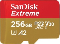 SanDisk Extreme - Tarjeta de memoria flash (adaptador microSDXC a SD Incluido) - 256 GB