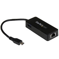 StarTech.com USB-C to Ethernet Gigabit Adapter - Thunderbolt 3 Compatible - USB Type C Network Adapter