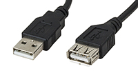 XTECH CABLE USB 2.0 A MACHO - USB 2.0 A HEMBRA 1.8 METROS