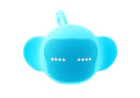 Xtech XTS-611 Baboom Wireless Speaker - Blue - Speaker with wireless technology and built-in microphone, streams music from up to 33 feet away from the audio source
