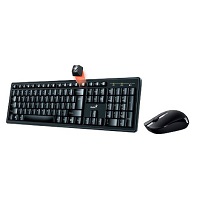 Genius Kit teclado + mouse KM-8200 inalambrico color negro