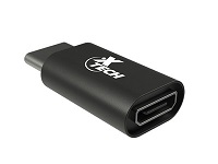 Xtech - USB adapter - USB Type C - Micro-USB Type B - Black - XTC-526