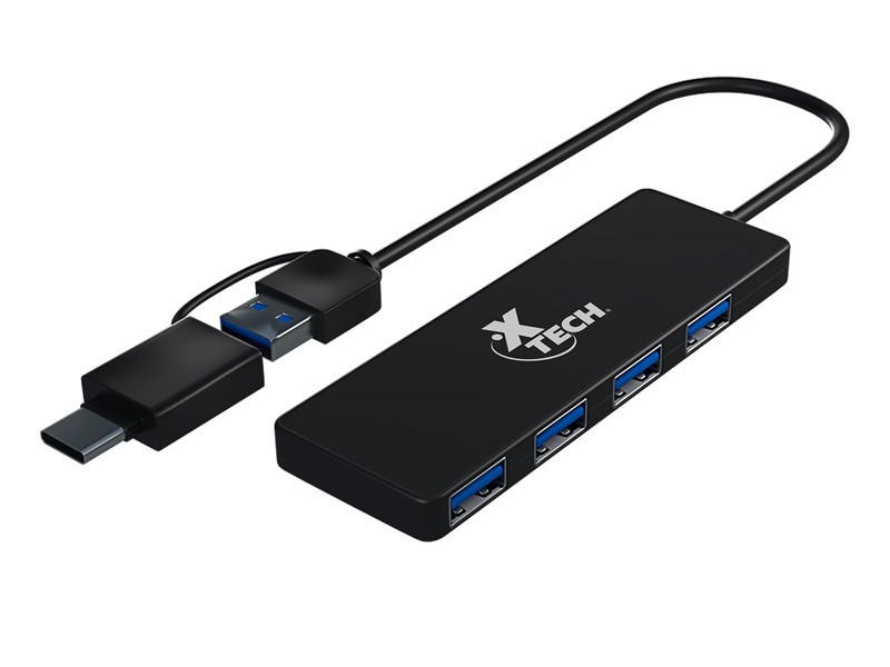 Thumbnail 2 for Xtech XTC-390-2 4-port USB 30 Hub XTC-390