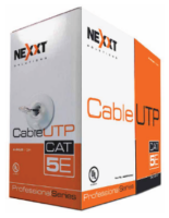 Nexxt   Caja cable UTP CM Cat5E 305mts AZUL 