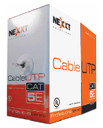 Nexxt Caja cable UTP CMX Exterior Cat5E 305mts NEGRO 