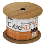 Nexxt Caja cable F/UTP CMX Exterior Cat6 305mts NEGRO 