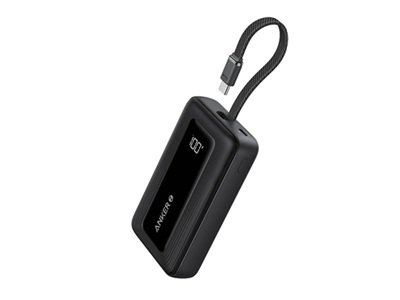 Anker - powerbank - Lithium - Para -- - 10k 30w cable C Negro