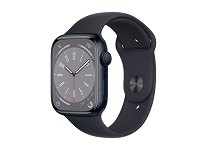 Apple Watch Series 8 GPS Medianoche - Reloj inteligente - 45 mm