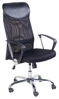 Manager Chair w/Arm Rest (Torin) - Black