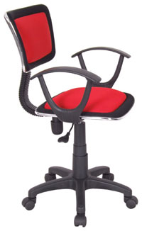 Manager Chair w/Arm Rest (Roma) - Red