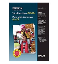 Epson Value Photo Paper Glossy - Glossy - 101.6 x 152.4 mm 20 sheet(s) photo paper