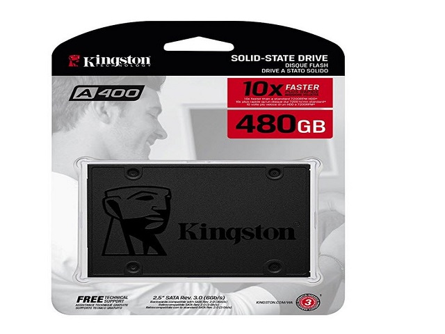 Thumbnail 5 for Kingston SA400S37/480G SSD 480GB A400 SATA3 2.5 (7mm height)