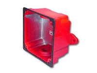 Notifer caja trasera resistente a la interperie para alarma 4.33x1.55x4.33 pulgadas