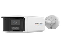 Hikvision - Network surveillance camera - Bullet 6 MP Dual Lens Stitche