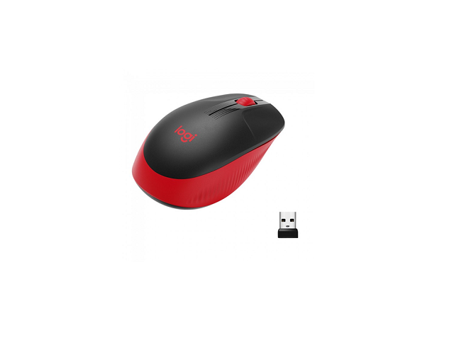 Thumbnail 9 for Logitech 910-005904 Mouse M190 Wireless Red