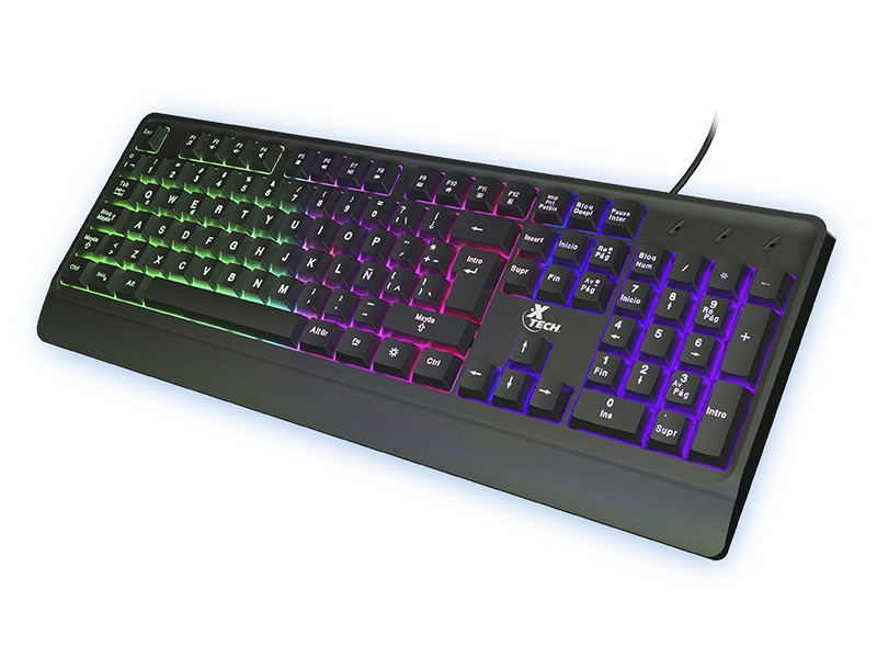 Xtech XTK-531S Antec Gaming Kybd and mouse wrd spa LED light XTK-531