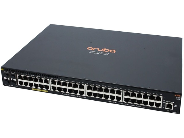 Thumbnail 3 for HPE JL262A Aruba 2930F 48G PoE+ 370W 4 SFPx1G Switch