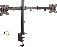 Klip Xtreme KPM-310-2 KX Brkt Adj KPM-310 Double Monitor mount 13"-32"
