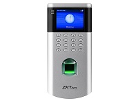 ZKTeco - Capacidad de huellas 1,500 - Kit incluye: terminal, botón sin contacto, cerradura electromagentica, soporte de cerradura y tarjetas