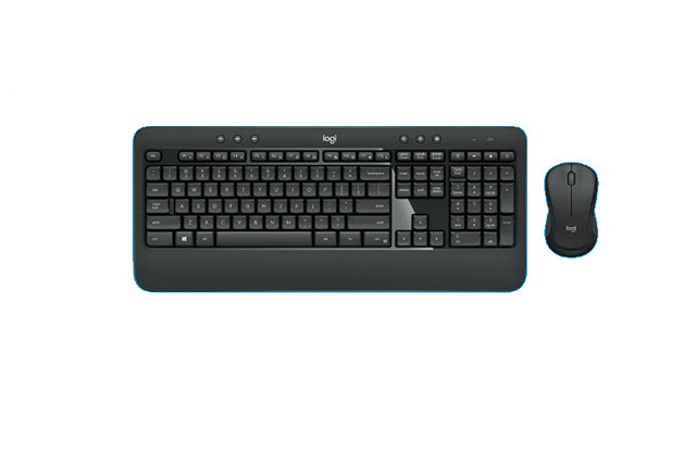 Logitech 920-008673 Cordless Kybd&Mse MK540 Spanish Blk thumbnail 7