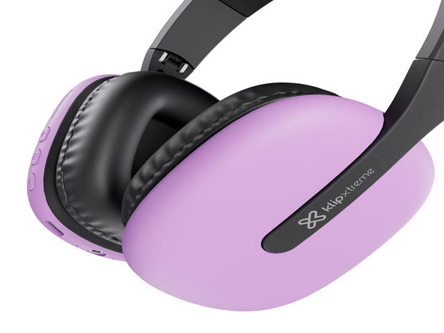 Thumbnail 2 for Klip Xtreme KWH-010PR-2 KX Headphones Wls-BT KWH-010PR On-ear 25Hrs Bluetooth Purple