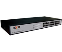 Nexxt Naxos 2400R -  Nexxt Rackmount Switch ASFRM244U2 24 Port 10/100 110/220V US