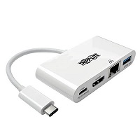 TrippLite Adaptador de USB 3.1 Gen 1 USB-C a HDMI 4K con USB