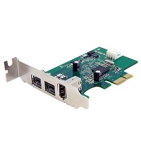 StarTech.com 3 Port 2b 1a Low Profile 1394 PCI Epress FireW
