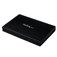 StarTech.com Caja Carcasa de Aluminio USB 3.0 de Disco Duro HDD SATA 3 III 6Gbps de 2,5 Pulgadas Externo con UASP - Caja de almacenamiento - 2.5"