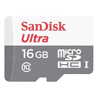 SanDisk Ultra - Tarjeta de memoria flash (adaptador microSDXC a SD Incluido) - 16 GB