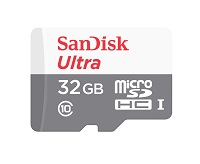 SanDisk Ultra - Tarjeta de memoria flash (adaptador microSDHC a SD Incluido) - 32 GB