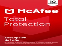 Mcafee licencia Total Protection 10 Dispositivos- 1 year