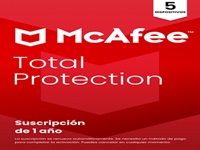 Mcafee Total Protection 5 Dispositivos 1 año