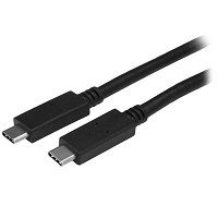 StarTech.com Cable de 1m USB-C con Entrega de Potencia hasta 5A - USB 3.1 de 10 Gbps USB Tipo C Certificado - Cable USB