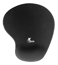Xtech Mouse pad with wrist pillow-black-XTA-526