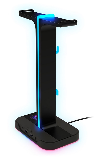 Thumbnail 12 for Xtech RGB dual Heaset Stand Yurei with 2 USB ports XTH-690