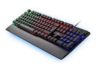 Xtech XTK-510S Wired Gaming Keyboard - Spanish - Multi-color backlight