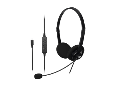 Xtech XTH-245-2 Conf wired USB-C headset with mic in line cont XTH-245