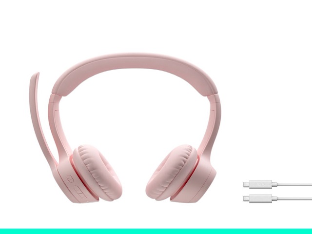Thumbnail 3 for Logitech 981-001411 ZONE 300 Wireless Rose