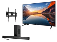 KIT TV XIAOMI 65 LED + RACK + BARRA DE SONIDO KLIP EXTREME